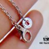 692fc3ef99f2d84055c88737 Bvlgari Red Ceramic Little Red Man Necklace