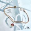 692fc3f199f2d84055c88738 BV DIVA Bracelet, Limited Stock, Original Custom Design, White Pearl Mother of Pearl and Red Carnelian, Absolutely Elegant and High-End! Authentic Original Clasp, You'll Love It as Soon as You Receive It!