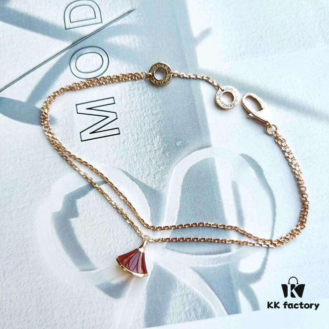 692fc3f199f2d84055c88738 BV DIVA Bracelet, Limited Stock, Original Custom Design, White Pearl Mother of Pearl and Red Carnelian, Absolutely Elegant and High-End! Authentic Original Clasp, You'll Love It as Soon as You Receive It!