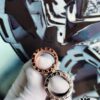 692fc3f699f2d84055c88743 BVLGARI New Three-Ring Wide CNC Inlaid Diamond-Cut Ring in White and Rose Gold, Black Ceramic Inlay