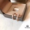 👑【Top-tier Replica】BVLGARI Classic Revival - Exclusive Online, Hot Selling Natural Shell Earrings, Serpenti Design with Sparkling Diamonds, Elegant and Feminine Lines, Thickened 925 Sterling Silver with Gold Plating, Genuine Mother-of-Pearl, Authentic Engraving