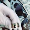 Bvlgari Amethyst and Pink Green Crystal and Blue Tourmaline Ring, High Version