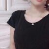 692fc40099f2d84055c88753 Bv Bulgari Diva Series Fan-shaped Full Diamond Platinum High-end Customized Imported S925 Sterling Silver 5A Super Sparkling Zircon Necklace with Original Bulgari Chain