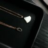 692fc40399f2d84055c88759 Top-Tier Custom Bvlgari Diva Series Fan-Shaped Set - White Mother of Pearl Dress Necklace and Bracelet, 18K Rose/White Gold Plated High-End Design