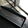 692fc40799f2d84055c8875d BVLGARI Bulgari Diva Series Skirt Dress Necklace and Bracelet Set - High-End Custom Red Carnelian Fan Collection, 18K Rose Gold/White Gold Plated Premium Alloy with Sparkling Faux Diamonds