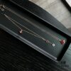 692fc40799f2d84055c8875e BVLGARI Bulgari Diva Series Skirt Dress Necklace and Bracelet Set - High-End Custom Red Carnelian Fan Collection, 18K Rose Gold/White Gold Plated Premium Alloy with Sparkling Faux Diamonds