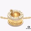 Bvlgari New B.ZERO1 ROCK Series Diamond-Edge Necklace