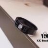 692fc41499f2d84055c88776 BVLGARI Bulgari Couple's Black Ceramic Ring with 925 Silver Setting and Simulated Diamonds