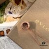 692fc42499f2d84055c8878b Bvlgari B.ZERO1 Series Necklace in Rose Gold with Black Ceramic Spiral Pendant