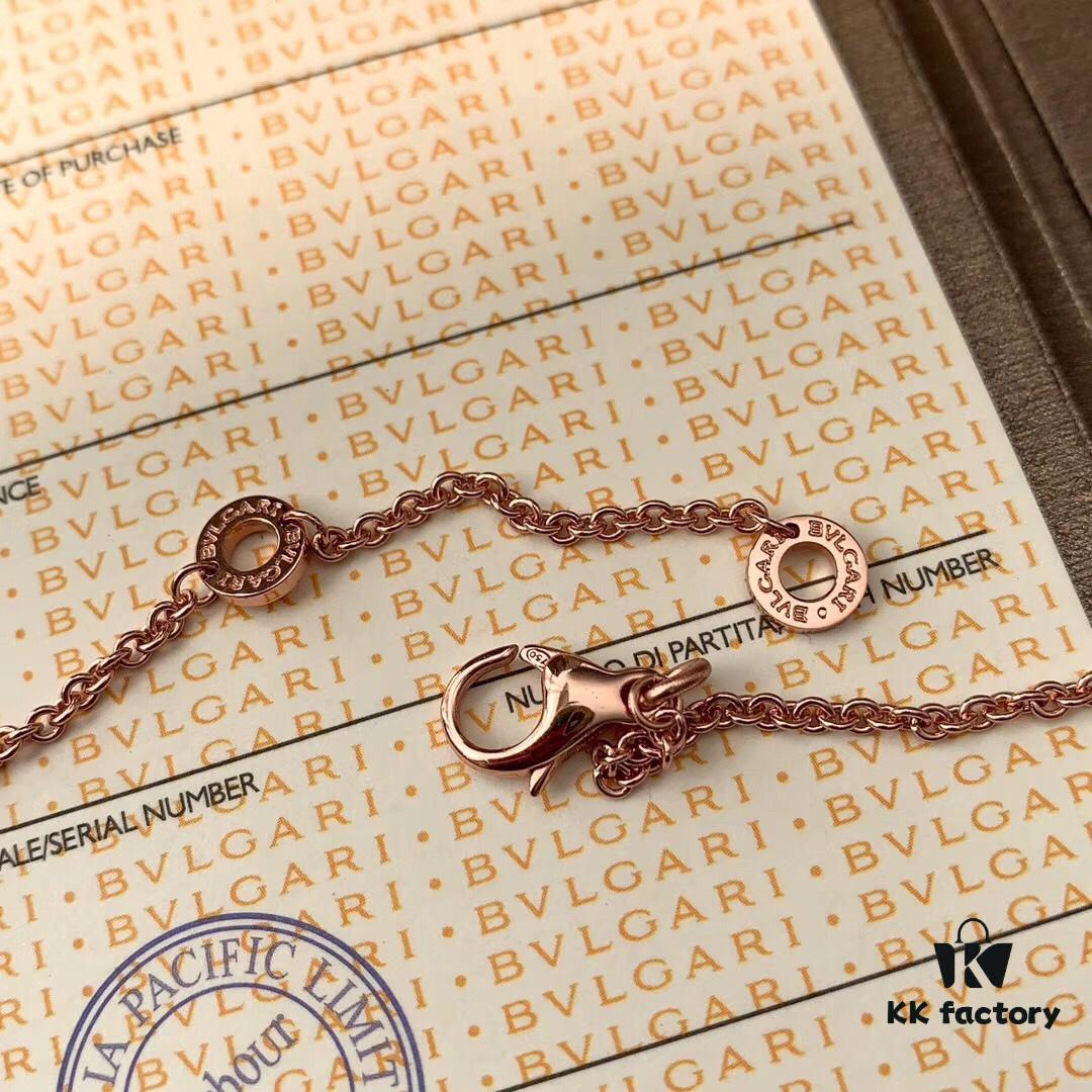 692fc42599f2d84055c8878d Bvlgari B.ZERO1 Series Necklace in Rose Gold with Black Ceramic Spiral Pendant