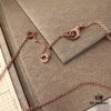 692fc42899f2d84055c88794 Exclusive In-Stock! White Ceramic Necklace Bvlgari B.ZERO1 Series Necklace with Rose Gold Chain Featuring Black Ceramic Spiral Pendant