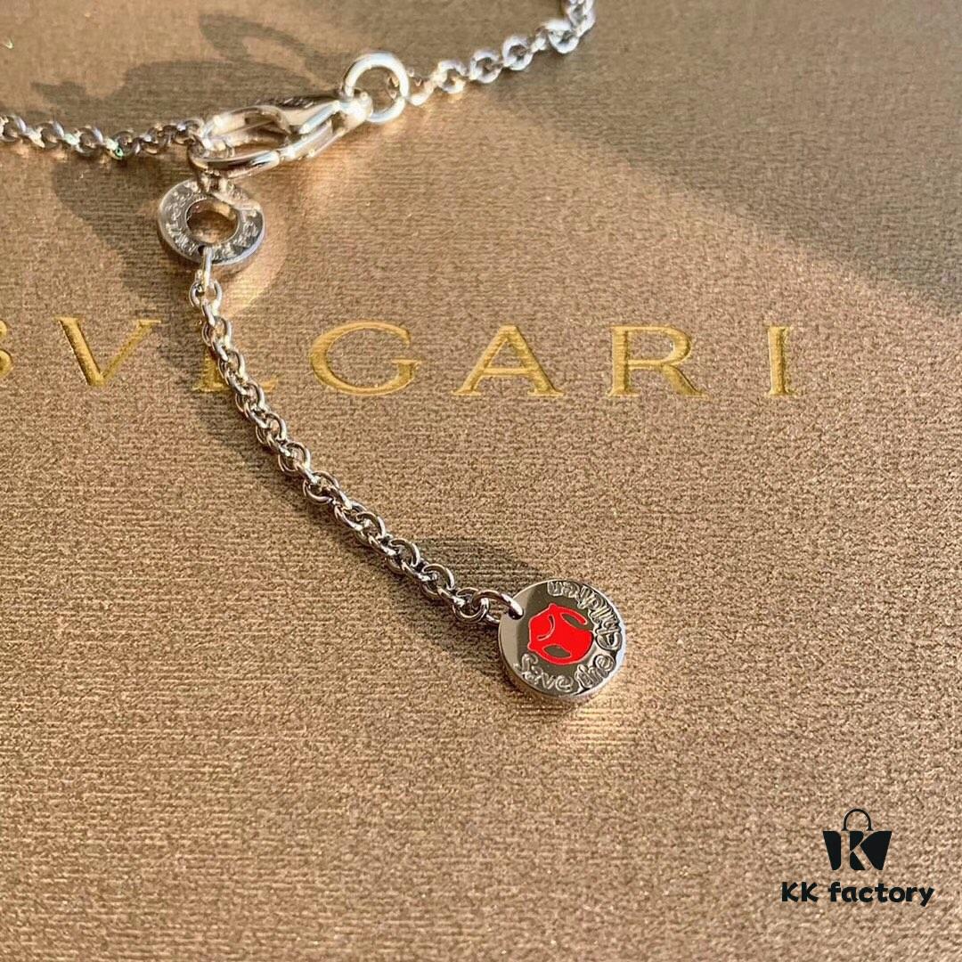 692fc43399f2d84055c887a3 BVLGARI B.zero1 Black Ceramic Charity Pendant Necklace in 925 Sterling Silver Unisex Jewelry