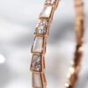 692fc43399f2d84055c887a4 Hot In-Stock Natural Shell Bracelet BVLGARI Classic Reissue Bulgari Snake Bracelet 925 Sterling Silver Thick Gold Plated with Natural Mother of Pearl Elegant Luxury Design