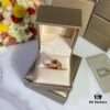 692fc44099f2d84055c887bf BVLGARI Bulgari Serpenti Full Diamond Green Head Snake Ring