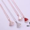 692fc44099f2d84055c887c0 Bvlgari Bulgari Small Skirt Diamond-Set Collarbone Necklace