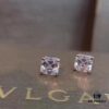 692fc44b99f2d84055c887d8 Bvlgari Four-Claw Stud Earrings, As Seen in Picture! Tower-Cut Square Diamond, Simple Yet Elegant!