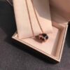 692fc44d99f2d84055c887dc Bulgari B.Zero1 Series Black Ceramic Necklace in 925 Silver with 18K Rose Gold Plating