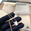 692fc45199f2d84055c887e5 Bulgari BVLGARI White Ceramic Necklace S925 Sterling Silver Black Ceramic Adjustable Chain