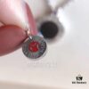 692fc45999f2d84055c887f3 Bvlgari Charity Edition, New Red Man Design, Black Onyx and Spinel Pendant with 'Save the Children' Engraving, 925 Sterling Silver Gold Plated Necklace