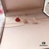 692fc46399f2d84055c88804 BVLGARI Diva Series Fan-shaped Set, Necklace, Bracelet, Earrings - High-end Custom Jewelry with 18K Rose Gold/White Gold Plating, Cubic Zirconia, 925 Silver Ear Pins