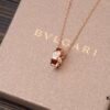 692fc46e99f2d84055c88821 High-End Version Bvlgari BV Snakebone Necklace 925 Sterling Silver Plated with 18K Rose Gold, Polished Gold Finish, Red Carnelian, Black Onyx, Malachite, Pearl Mother-of-Pearl, 5 Colors Available, Embedded with Imported Synthetic High-Carbon Diamonds and Natural Carnelian