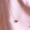BVLGARI Brown Ceramic Necklace Mini with Latest V Gold Material