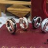 692fc49599f2d84055c88877 Bulgari BVLGARI Red Man Ring, CNC Precision High-End Version, 1:1 Craftsmanship, Available in White Gold and Rose Gold, 925 Sterling Silver, Black Ceramic Inlay, US Size 5-11