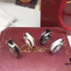 692fc49799f2d84055c8887a Bulgari BVLGARI Red Man Ring, CNC Precision High-End Version, 1:1 Craftsmanship, Available in White Gold and Rose Gold, 925 Sterling Silver, Black Ceramic Inlay, US Size 5-11