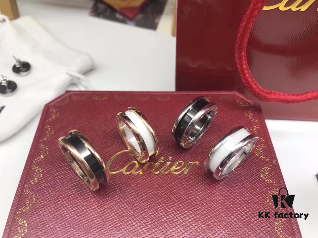 692fc49799f2d84055c8887a Bulgari BVLGARI Red Man Ring, CNC Precision High-End Version, 1:1 Craftsmanship, Available in White Gold and Rose Gold, 925 Sterling Silver, Black Ceramic Inlay, US Size 5-11