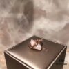 692fc49899f2d84055c8887b BVLGAR Classic Revival Bulgari Mother-of-Pearl Skirt Ring with Snake-Inspired Design, Adjustable, 925 Sterling Silver Thick Gold Plated, Natural Mother-of-Pearl, Diamond-Cut Detail, Available in Platinum and Rose Gold Finish