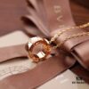 692fc4a299f2d84055c8888a Bvlgari Serpenti Series Snake Bone Necklace with Red Carnelian and Diamonds