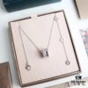 692fc4a399f2d84055c8888c Bulgari BVLGARI Spiral Diamond-Paved Spring Necklace in Rose Gold, White Gold, and Yellow Gold Tone with Electroplated K-Gold Layer
