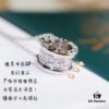 692fc4a699f2d84055c88891 Bulgari BVLGARI Spiral Diamond-Paved Spring Necklace in Rose Gold, White Gold, and Yellow Gold Tone with Electroplated K-Gold Layer