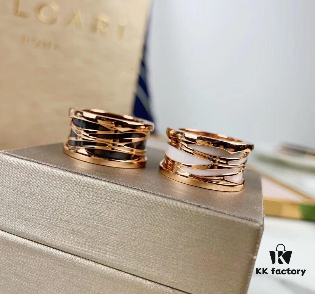 692fc4ae99f2d84055c8889b BVLGARI B.ZERO1 Openwork Ceramic Ring