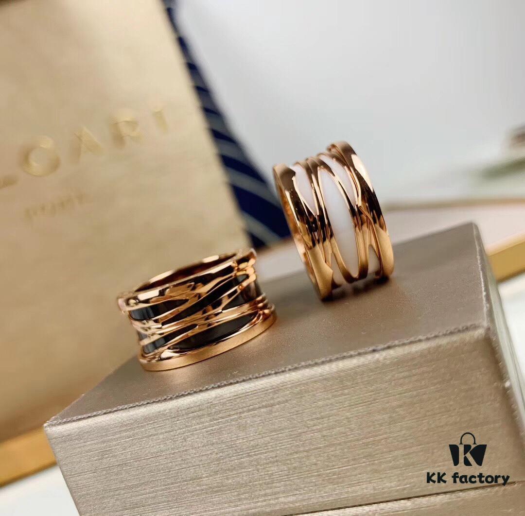 692fc4af99f2d84055c8889c BVLGARI B.ZERO1 Openwork Ceramic Ring