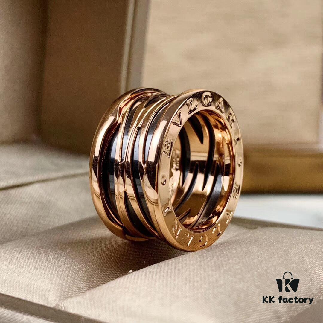 692fc4af99f2d84055c8889d BVLGARI B.ZERO1 Openwork Ceramic Ring