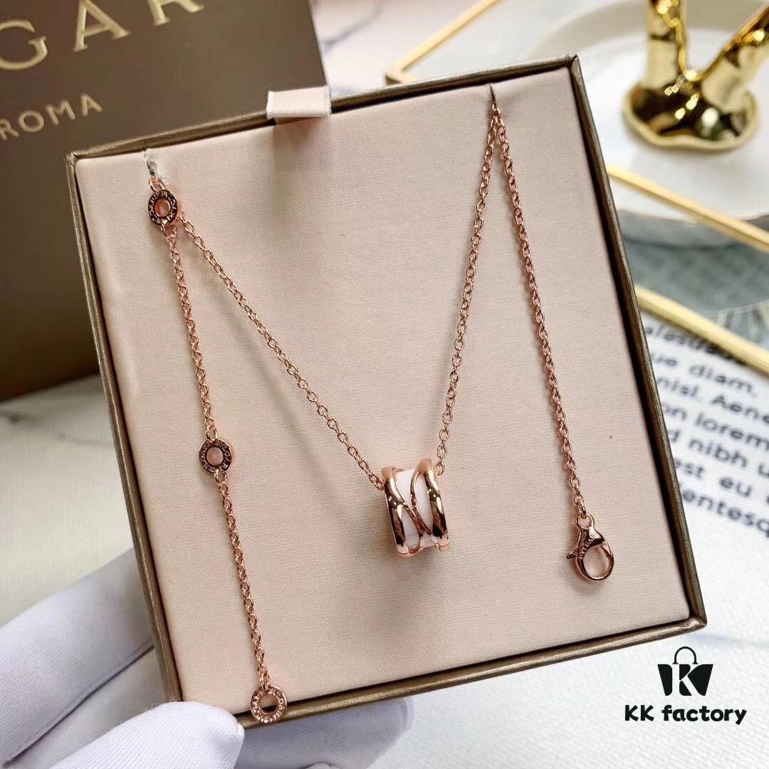 BVLGARI New Legendary Openwork Ceramic Necklace - 20th Anniversary Edition