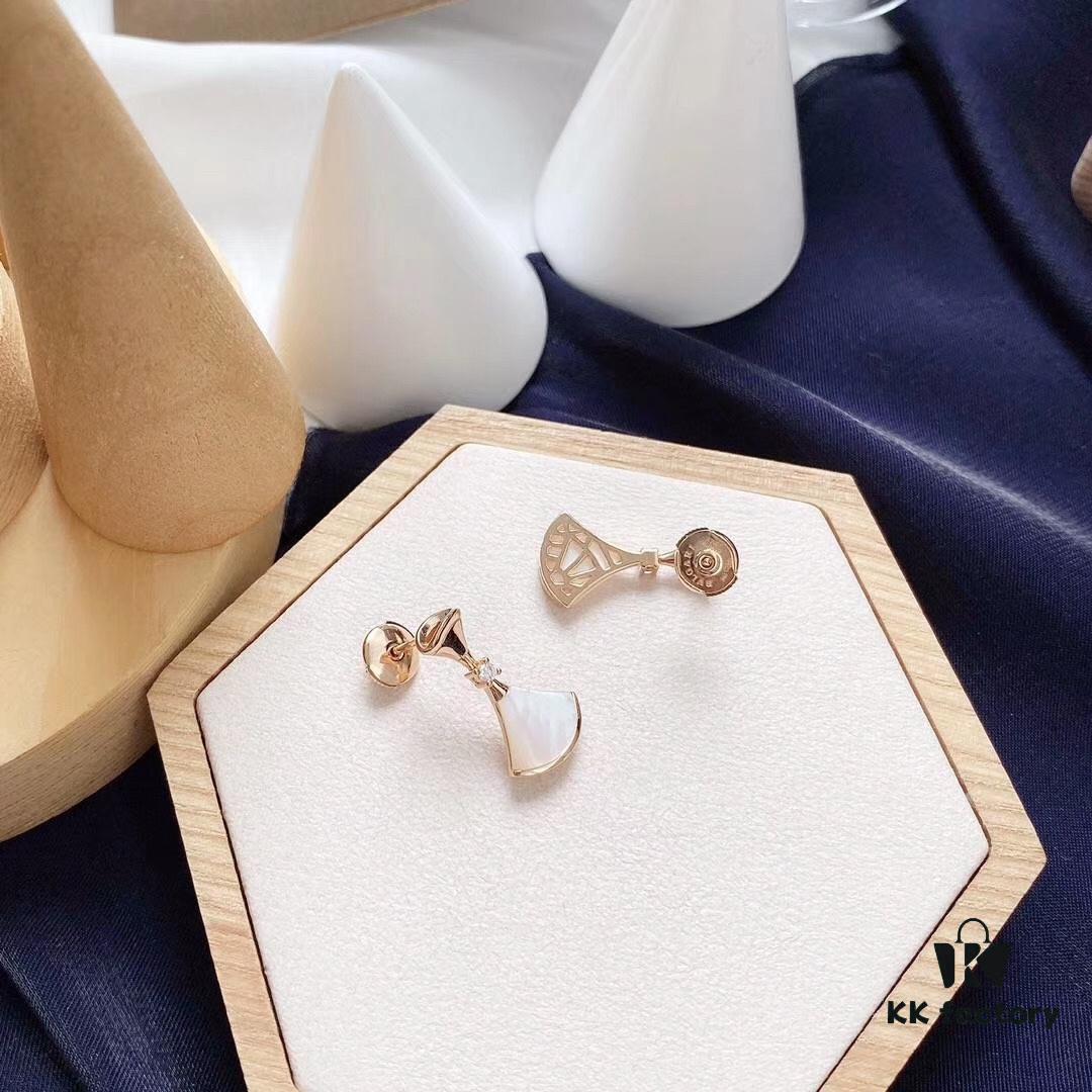 692fc4bc99f2d84055c888b8 BVLGARI/Bulgari Divas' Dream Rose Gold 'Little Skirt' Earrings