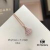 692fc4c099f2d84055c888be Bvlgari Bulgari Classic DIVA Series Skirt Full Diamond Fan-shaped Necklace