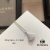 692fc4c099f2d84055c888c0 Bvlgari Bulgari Classic DIVA Series Skirt Full Diamond Fan-shaped Necklace
