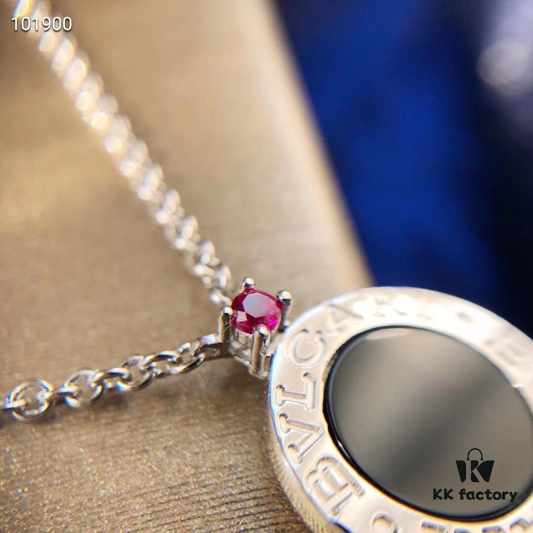 692fc4c599f2d84055c888c7 Bvlgari 10th Anniversary Limited Edition Charity Red Person Pendant Necklace