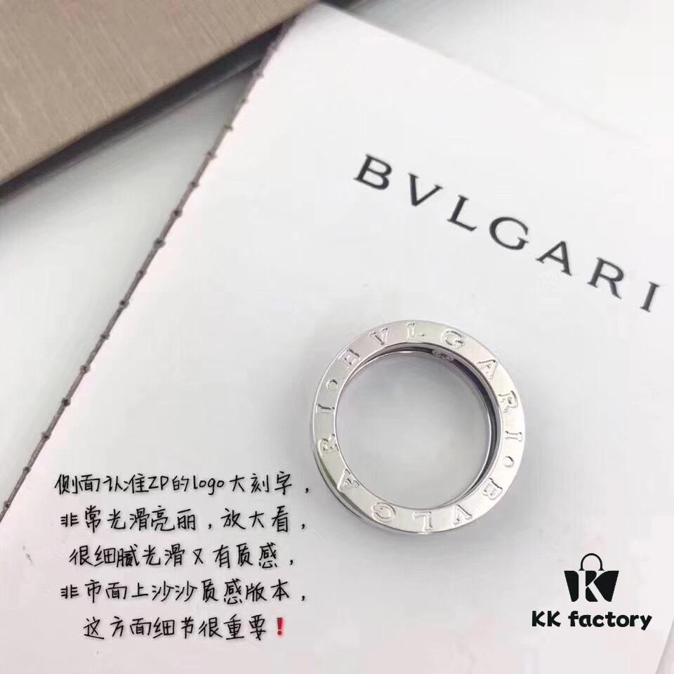692fc4c899f2d84055c888cf Bvlgari Little Red Man Ring, 925 Sterling Silver with Black Ceramic Inlay, US Size 5-11