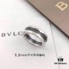 692fc4c899f2d84055c888d0 Bvlgari Little Red Man Ring, 925 Sterling Silver with Black Ceramic Inlay, US Size 5-11