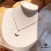 692fc4c999f2d84055c888d2 S925 Silver Plated with K-Gold Bulgari Christmas Bestseller Bvlgari DIVAS DREAM Series Mother-of-Pearl Fan Pendant Necklace