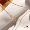 692fc4cb99f2d84055c888d4 S925 Silver Plated with K-Gold Bulgari Christmas Bestseller Bvlgari DIVAS DREAM Series Mother-of-Pearl Fan Pendant Necklace