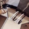 692fc4d599f2d84055c888e6 BVLGARI Classic C-Shaped Open Letter Bracelet, Luxury Elegant Design, High-End 925 Sterling Silver Electroplated Polished CNC Craft, Adjustable Unisex Bangle in Black and White, Hypoallergenic and Fade-Resistant