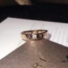 692fc4d599f2d84055c888e7 BVLGARI Bulgari Classic Logo Single Diamond Ring with Imported High-Carbon Diamond, 18K Gold Plated Premium Alloy, Available in Rose Gold and White Gold
