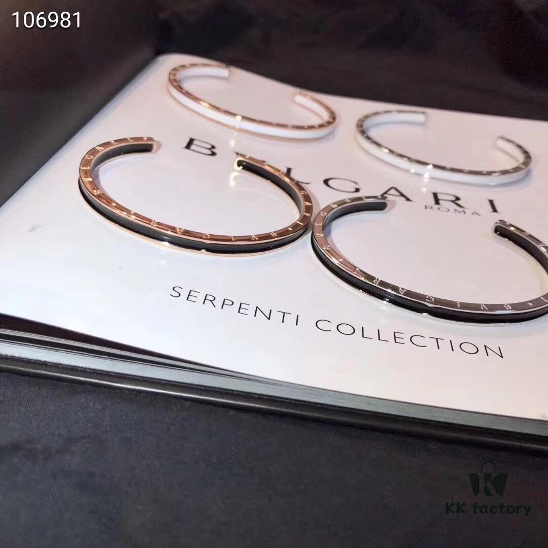 692fc4d999f2d84055c888ee Bvlgari Classic C-Shaped Open Letter Bracelet, Luxury Elegant and Sophisticated Design, High-End Top Quality, CNC Polished Plating, Thick Gold Construction, Adjustable Unisex Style, Hypoallergenic and Fade-Resistant, Black and White Stylish Dual Colors, Fashionable Couple Bracelet