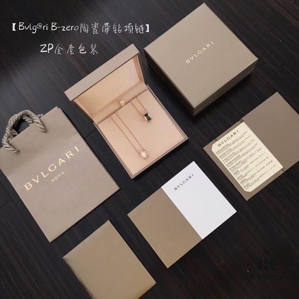 692fc4eb99f2d84055c88903 BVLGARI B.zero Design Legend Series Diamond-Set Black Ceramic Rose Gold Necklace