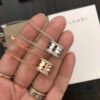 692fc4ed99f2d84055c88905 Bvlgari Classic Diamond-Paved Spring Necklace in Rose Gold and White Gold